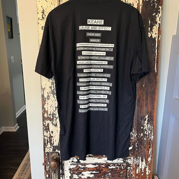 Keane Cause and Effect Tour T-shirt. XL M  S available. - Picture 2 of 9